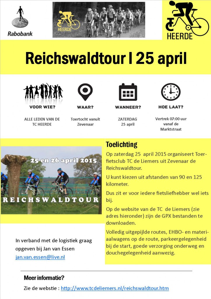Poster Reichswaldtour
